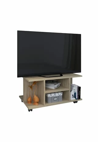 VCM. - My Media Holz TV Lowboard Rollen Fernsehschrank Tisch Konsole Rollbar Möbel Fernsehtisch Findalo Buche 1 VCM. - My Media Holz TV Lowboard Rollen Fernsehschrank Tisch Konsole Rollbar Möbel Fernsehtisch Findalo Buche