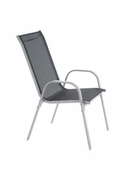 VCM. 4er Set Stapelstuhl Rahmen Hellgrau Textilene Schwarz Gartenstuhl Stapelsessel Schwarz 10 VCM. 4er Set Stapelstuhl Rahmen Hellgrau Textilene Schwarz Gartenstuhl Stapelsessel Schwarz -Wohn-esszimmer Verkäufe unnamed file 1805