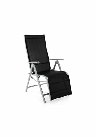 VCM. Gartenliege Sonnenliege Liegestuhl Relaxliege Terrasse Balkon Schwarz Grau Schwarz 1 VCM. Gartenliege Sonnenliege Liegestuhl Relaxliege Terrasse Balkon Schwarz Grau Schwarz