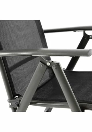 VCM. 2er Set Alu Liegestuhl Klappstuhl Schwarz Fußstütze Sonnenliege Rahmen Anthrazit Anthrazit 4 VCM. 2er Set Alu Liegestuhl Klappstuhl Schwarz Fußstütze Sonnenliege Rahmen Anthrazit Anthrazit – Bild 4