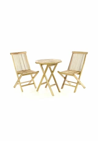 VCM. Gartenmöbel Sitzgruppe Garnitur Tisch Achteckig Ø60cm Teak Holz Natur Braun 1 VCM. Gartenmöbel Sitzgruppe Garnitur Tisch Achteckig Ø60cm Teak Holz Natur Braun