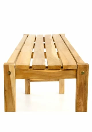 VCM. Gartenmöbelset Picknickset Sitzgruppe Natur Teakholz Bank Tisch 135cm Braun 5 VCM. Gartenmöbelset Picknickset Sitzgruppe Natur Teakholz Bank Tisch 135cm Braun – Bild 5