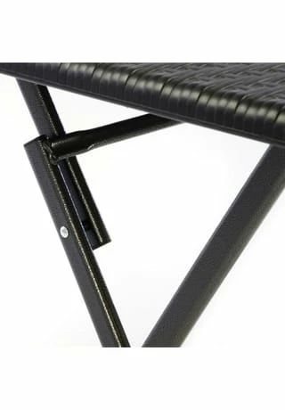 VCM. 3er Set Garnitur Tischset Mit 2 Stühlen Balkonset Rattan-Optik Schwarz Bistroset Schwarz 3 VCM. 3er Set Garnitur Tischset Mit 2 Stühlen Balkonset Rattan-Optik Schwarz Bistroset Schwarz – Bild 3