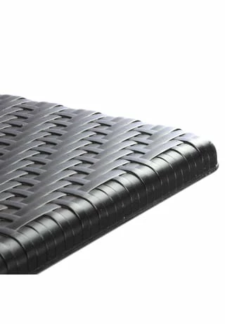 VCM. 3er Set Garnitur Tischset Mit 2 Stühlen Balkonset Rattan-Optik Schwarz Bistroset Schwarz 4 VCM. 3er Set Garnitur Tischset Mit 2 Stühlen Balkonset Rattan-Optik Schwarz Bistroset Schwarz – Bild 4