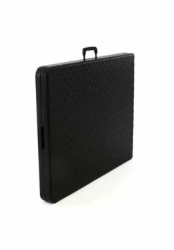 VCM. Partytisch Klapptisch Gartentisch Rattan-Optik 180 X 75 Cm Schwarz Tragegriff Schwarz -Wohn-esszimmer Verkäufe unnamed file 1885