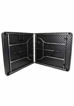 VCM. Partytisch Klapptisch Gartentisch Rattan-Optik 180 X 75 Cm Schwarz Tragegriff Schwarz -Wohn-esszimmer Verkäufe unnamed file 1886