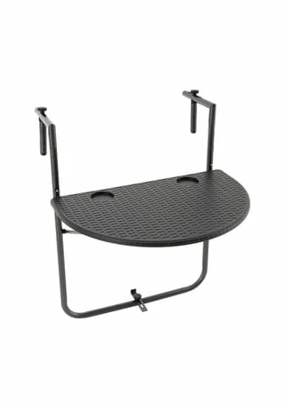 VCM. Balkonhängetisch Balkontisch Wandklapptisch Hängetisch Stabil 59x40 Cm Schwarz Schwarz 1 VCM. Balkonhängetisch Balkontisch Wandklapptisch Hängetisch Stabil 59x40 Cm Schwarz Schwarz