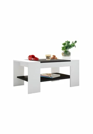 VCM. - My Home Holz Beistelltisch Couchtisch Sofatisch Wohnzimmertisch Bonza Weiß / Schwarz 1 VCM. - My Home Holz Beistelltisch Couchtisch Sofatisch Wohnzimmertisch Bonza Weiß / Schwarz