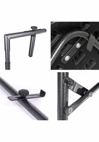 VCM. Balkonhängetisch Balkontisch Wandklapptisch Hängetisch Stabil 59x40 Cm Schwarz Schwarz 6 VCM. Balkonhängetisch Balkontisch Wandklapptisch Hängetisch Stabil 59x40 Cm Schwarz Schwarz – Bild 6