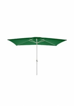 VCM. Sonnenschirm Eckig 2x3m Grün Mit Kurbel Marktschirm Rechteckschirm Sonnenschutz Grün