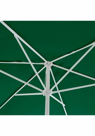 VCM. Sonnenschirm Eckig 2x3m Grün Mit Kurbel Marktschirm Rechteckschirm Sonnenschutz Grün 2 VCM. Sonnenschirm Eckig 2x3m Grün Mit Kurbel Marktschirm Rechteckschirm Sonnenschutz Grün – Bild 2