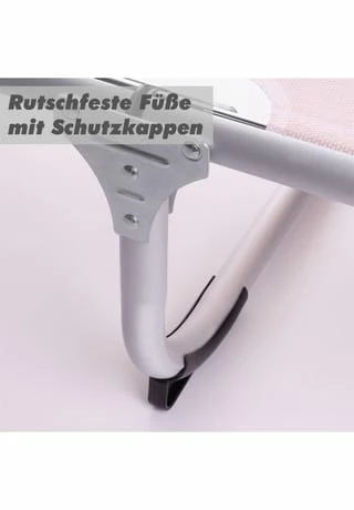 VCM. Sonnenliege Sonnendach Beige 187x57x30 Cm Alu Campingliege Klappbar Beige 3 VCM. Sonnenliege Sonnendach Beige 187x57x30 Cm Alu Campingliege Klappbar Beige – Bild 3