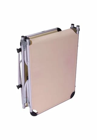 VCM. Sonnenliege Sonnendach Beige 187x57x30 Cm Alu Campingliege Klappbar Beige 6 VCM. Sonnenliege Sonnendach Beige 187x57x30 Cm Alu Campingliege Klappbar Beige – Bild 6