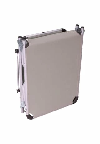 VCM. Sonnenliege Sonnendach Grau 187x57x30 Cm Alu Campingliege Klappbar Grau 3 VCM. Sonnenliege Sonnendach Grau 187x57x30 Cm Alu Campingliege Klappbar Grau – Bild 3