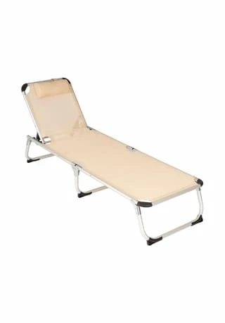 VCM. Gartenliege Sonnenliege Beige Kissen 187x57x30cm Liege Alu Klappbar Beige 1 VCM. Gartenliege Sonnenliege Beige Kissen 187x57x30cm Liege Alu Klappbar Beige