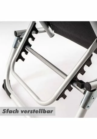 VCM. Gartenliege Sonnenliege Schwarz Kissen 187x57x30cm Liege Klappbar Schwarz 4 VCM. Gartenliege Sonnenliege Schwarz Kissen 187x57x30cm Liege Klappbar Schwarz – Bild 4