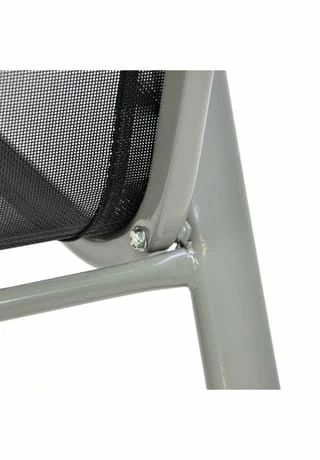 VCM. 5-teiliges Gartenmöbel-Set Schwarz Grau Gartengarnitur Stapelstühle + Esstisch Schwarz 7 VCM. 5-teiliges Gartenmöbel-Set Schwarz Grau Gartengarnitur Stapelstühle + Esstisch Schwarz – Bild 7