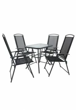 VCM. 5-tlg Gartenmöbel Gartenset Sitzgruppe Essgruppe Tisch Stühle Hochlehner Set 80 Anthrazit -Wohn-esszimmer Verkäufe unnamed file 2003