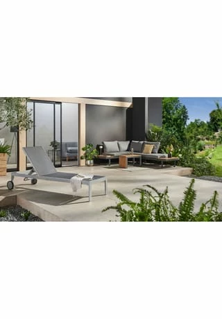 PURE DAY Outdoor-Liege Kalabrien Grau 2 PURE DAY Outdoor-Liege Kalabrien Grau – Bild 2