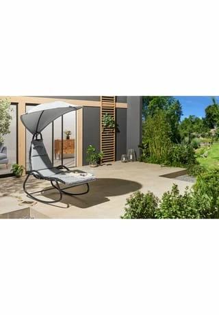 PURE DAY Outdoor-Liege Lorenzo Grau 2 PURE DAY Outdoor-Liege Lorenzo Grau – Bild 2