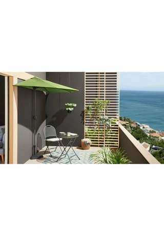 PURE DAY Sonnenschirm Sole Oliv 2 PURE DAY Sonnenschirm Sole Oliv – Bild 2