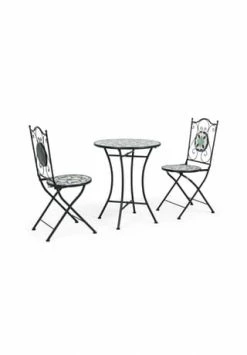 PURE DAY Outdoor-Möbel-Set, 3-tlg. Viola Grau