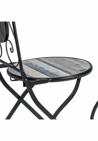 PURE DAY Outdoor-Möbel-Set, 3-tlg. Miriam Grau 2 PURE DAY Outdoor-Möbel-Set, 3-tlg. Miriam Grau – Bild 2