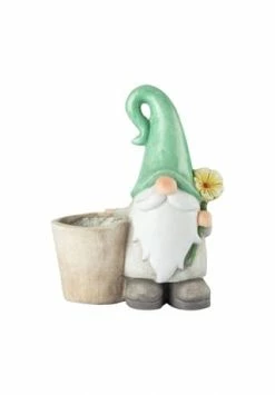 PURE DAY Pflanzentopf Zwerg Mit Blume Bunt