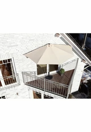 PURE DAY Sonnenschirm, Halb Fiona Natur 2 PURE DAY Sonnenschirm, Halb Fiona Natur – Bild 2