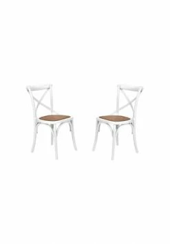 BUTLERS® CROSS COUNTRY Stuhl 2er-Set Weiß Weiß