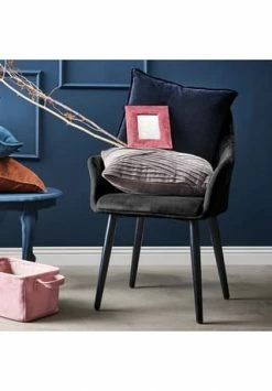 BUTLERS® VELVET Stuhl Samt 2er-Set Grau Grau 8 BUTLERS® VELVET Stuhl Samt 2er-Set Grau Grau -Wohn-esszimmer Verkäufe unnamed file 2135