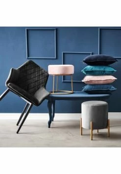 BUTLERS® VELVET Stuhl Samt 2er-Set Grau Grau 9 BUTLERS® VELVET Stuhl Samt 2er-Set Grau Grau -Wohn-esszimmer Verkäufe unnamed file 2136