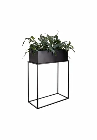 BUTLERS® PLANTA Pflanzkasten Mit Gestell B 55 X T 25cm Schwarz 3 BUTLERS® PLANTA Pflanzkasten Mit Gestell B 55 X T 25cm Schwarz – Bild 3