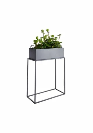 BUTLERS® PLANTA Pflanzkasten Mit Gestell B 55 X T 25cm Grau 3 BUTLERS® PLANTA Pflanzkasten Mit Gestell B 55 X T 25cm Grau – Bild 3