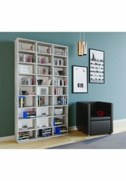 VCM. - My Home Holz CD DVD Standregal Bücherregal Medienregal Raumteiler Deko Regal Megosa XL Gesamt: Breite 102cm, Höhe 181cm, Tiefe 23cm 5 VCM. - My Home Holz CD DVD Standregal Bücherregal Medienregal Raumteiler Deko Regal Megosa XL Gesamt: Breite 102cm, Höhe 181cm, Tiefe 23cm -Wohn-esszimmer Verkäufe unnamed file 25