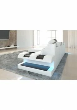 SOFA DREAMS Ecksofa Apollonia L Weiß-schwarz 10 SOFA DREAMS Ecksofa Apollonia L Weiß-schwarz -Wohn-esszimmer Verkäufe unnamed file 293