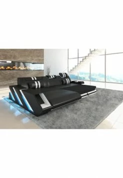 SOFA DREAMS Ecksofa Apollonia L Weiß-schwarz 12 SOFA DREAMS Ecksofa Apollonia L Weiß-schwarz -Wohn-esszimmer Verkäufe unnamed file 295