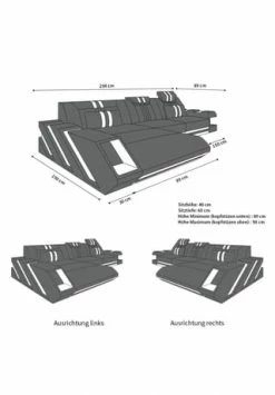 SOFA DREAMS Ecksofa Apollonia L Weiß-schwarz 13 SOFA DREAMS Ecksofa Apollonia L Weiß-schwarz -Wohn-esszimmer Verkäufe unnamed file 296