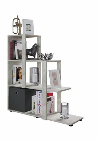 VCM. - My Home Holz Stand Treppenregal Stufenregal Standregal Raumteiler Bücherregal Slando Gesamt: Breite 105cm, Höhe 106cm, Tiefe 33cm 1 VCM. - My Home Holz Stand Treppenregal Stufenregal Standregal Raumteiler Bücherregal Slando Gesamt: Breite 105cm, Höhe 106cm, Tiefe 33cm