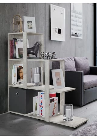 VCM. - My Home Holz Stand Treppenregal Stufenregal Standregal Raumteiler Bücherregal Slando Gesamt: Breite 105cm, Höhe 106cm, Tiefe 33cm 2 VCM. - My Home Holz Stand Treppenregal Stufenregal Standregal Raumteiler Bücherregal Slando Gesamt: Breite 105cm, Höhe 106cm, Tiefe 33cm – Bild 2