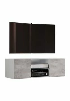 VCM. - My Media Holz TV Wandboard Hänge Lowboard Fernsehschrank Hängend Wandschrank Tisch Jusa