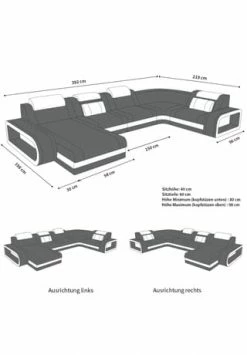 SOFA DREAMS Wohnlandschaft Leder Berlin Weiß 11 SOFA DREAMS Wohnlandschaft Leder Berlin Weiß -Wohn-esszimmer Verkäufe unnamed file 331