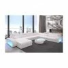 SOFA DREAMS XXL Wohnlandschaft Leder Berlin Weiß
