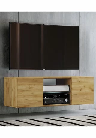 VCM. - My Media Holz TV Wandboard Hänge Lowboard Fernsehschrank Hängend Wandschrank Tisch Jusa 3 VCM. - My Media Holz TV Wandboard Hänge Lowboard Fernsehschrank Hängend Wandschrank Tisch Jusa – Bild 3