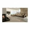 SOFA DREAMS Ecksofa Leder Arezzo Sandbeige-braun