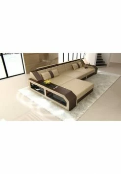 SOFA DREAMS Ecksofa Leder Arezzo Sandbeige-braun 7 SOFA DREAMS Ecksofa Leder Arezzo Sandbeige-braun -Wohn-esszimmer Verkäufe unnamed file 385