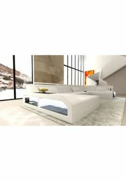 SOFA DREAMS Wohnlandschaft Leder Arezzo Weiß 7 SOFA DREAMS Wohnlandschaft Leder Arezzo Weiß -Wohn-esszimmer Verkäufe unnamed file 398