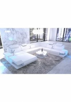 SOFA DREAMS XXL Wohnlandschaft Leder Venedig Weiß 7 SOFA DREAMS XXL Wohnlandschaft Leder Venedig Weiß -Wohn-esszimmer Verkäufe unnamed file 436