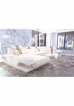 SOFA DREAMS Wohnlandschaft Leder Venedig C Weiss-sandbeige 8 SOFA DREAMS Wohnlandschaft Leder Venedig C Weiss-sandbeige -Wohn-esszimmer Verkäufe unnamed file 472