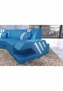 SOFA DREAMS Wohnlandschaft Leder Venedig C Blau-weiss 8 SOFA DREAMS Wohnlandschaft Leder Venedig C Blau-weiss -Wohn-esszimmer Verkäufe unnamed file 477